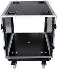 Prox T-10rss24 10u Space Rack Mount Flight Case 24 Inch Depth W casters