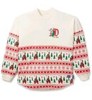 2025 Disneyland Resort Holiday Spirit Jersey Christmas Castle Snowflake  Medium 