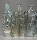 Lot Of 31 Antique Apothecary And Pharmacy Bottles 1800s   Mostly Embossed