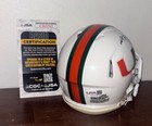 Malachi Toney Miami Hurricanes Signed Autographed Speed Mini Helmet Jsa N