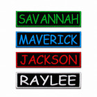  love It   Custom Embroidered Name Tag 4in X 1in Size