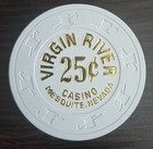 25   Virgin River Casino Mesquite  Nv Casino Chip 1990 Issue