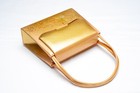 Dear Vanilla Japanese Kimono Enamel Handbag Purse Vintage Authentic Made Japan