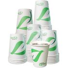 8oz Compostable Biodegradable Disposable White Paper Hot Cold Coffee Cups
