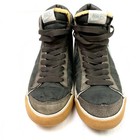 Vtg 2003 Nike Blazer Mid Sz 9 5 Nylon Olive Baby Blue Beige Thailand 306972-201