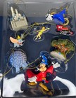 Vintage Rare Disney Four Parks One World Story Book Christmas Ornaments