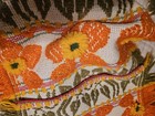 Vtg Set 6 Placemats 1970 Rare Hippie Boho Weave Orange Green Mcm   2 Lot