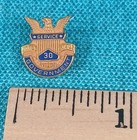 10k Crest Craft Gold   30 Years U s  Government Service  Department Pin 2g