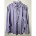 Banana Republic Mens Purple Button Down Shirt Tailored Slim Fit Long Sleeve Sz L