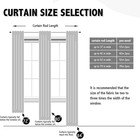 100  Blackout Curtain 2 Panels Set thermal Insulated Window Drapes For Bedroom f