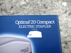 New Swingline Optima 20   S7048207a Compact Electric Stapler Free Shipping