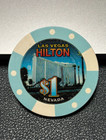  nice   1 Las Vegas Hilton Casino Chip Poker Chip Las Vegas Nevada Gambling