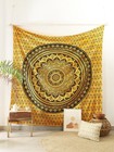 Queen Mandala Hippie Tie Dye Psychedelic Ombre Tapestry Wall Hanging - Indian   