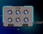 Enhance Voltaic 2 Laptop Cooling Pad - Metal Top Cooling Pad With Rgb Lighting