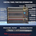 12 Channel Usb Bluetooth Live Studio Audio Mixer Power Mixing Console Board Us