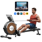 Merach Magnetic Rowing Machine 350lbs 16 Levels Of Quiet Resistance W  Bluetooth