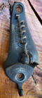Rare Early Cast Iron Coca-cola Brown Mfg Co Corkscrew Bottle Opener Strop Hook
