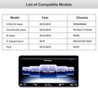 10 25in Linux Touch Screen Car Stereo Carplay For Mercedes Benz C W205 2015-2018