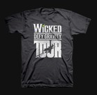 Wicked The Musical Broadway Show Wicked Block Letter Tour Tee Unisex T-shirt New