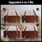 Guitar Fret End Beveling File 4-in-1 Luthier Tools For Rounding And Shaping