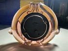 Fenton Cranberry Glass Clock With Original Price Tag