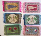 21 Vintage Tobacco Cigar Felt Rug Flags Countries States Lot