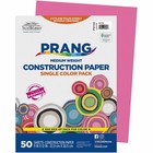 Sunworks 9103 Groundwood Construction Paper - 12  X 9  - Hot Pink