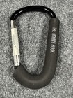 The Mommy Hook Large Stroller Shopping Bag Hanger Carabiner Black Foam Clip