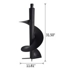 12  Earth Auger Drill Bit 3 4  Shaft For Gas Powered Post Fence Hole Digger