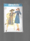 Vintage 70s Boho Dress Pattern Simplicity 7342 Size 5   7 Junior Cut-complete