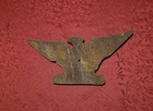 Antique Cast Iron American Eagle Finial Or Plaque