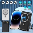 30000mah Wireless Magnetic Power Bank Fast Charging For Iphone 17 16 15 14 13 12