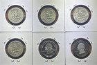 Silver Washington Quarter Lot  6   Mixed Dates  See Description 