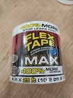 Flex Tape Max White 4  Wide 25  Length Strong Rubberized Waterproof Tape New 