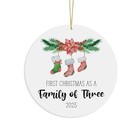 Family Of Tree Baby First Christmas Ornament 2025 Baby 1st Christmas Ornament 