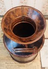 Antique Solid Copper Milk Can Urn Primitive Late 19th Century Soldered 9 5  Tall