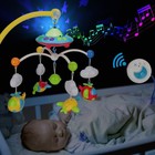 Crib Mobile With Music And Lights  Baby Mobiles For Cribs  Nursery Musical Toys