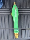 Heineken Red Star Pub Style Logo Beer Tap Handle 11 5    Green W brass Ends