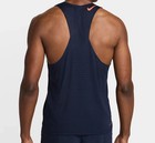 Men s Nike Aeroswift Dri-fit Adv Running Singlet Blue Orange Fn4231-451 Sz M