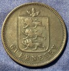 1830 Great Britain Guernsey 4 Doubles  Xf Details  655k Mintage  Km2  Nice 