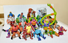 Vintage - Motu Masters Of The Universe Mega Lot Of 25 - He-man Sssqueeze Rattlor