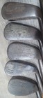 10 Antique Vintage 1920s Scottish Made Interesting Hickory Wood Shaft Golf Clubs
