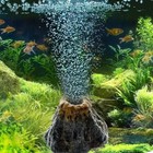 Aquarium Volcano Bubble Stone Fish Tank Decor Oxygen Air Stone Rock Ornament