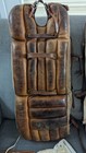 Vintage Old School Leather Goalie Leg Pads  Helmet  Face Mask  Gloves Bag  Chest