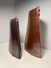 Set Of Two Vintage Bruno Kark California Studio Pottery Stoneware Vases Signed