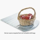 Shrink Wrap Basket Bags 22  X 24  Domed Shape Clear Large - 10 Bags
