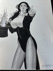 Ken Branch Original Comic Art Big Pin Up Zatanna 17    X 14    Signed 2008