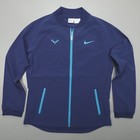 Nike Court Rafa Nadal Full Zip Dri-fit Tennis Jacket Blue Custom Athlete Size M