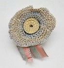 Tape Measure In A Crochet Hat Miniature Figural Sewing Accessory Vintage