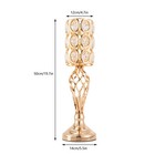 10pcs Metal Wedding Table Centerpieces Crystal Flower Vase Stand Party Decor